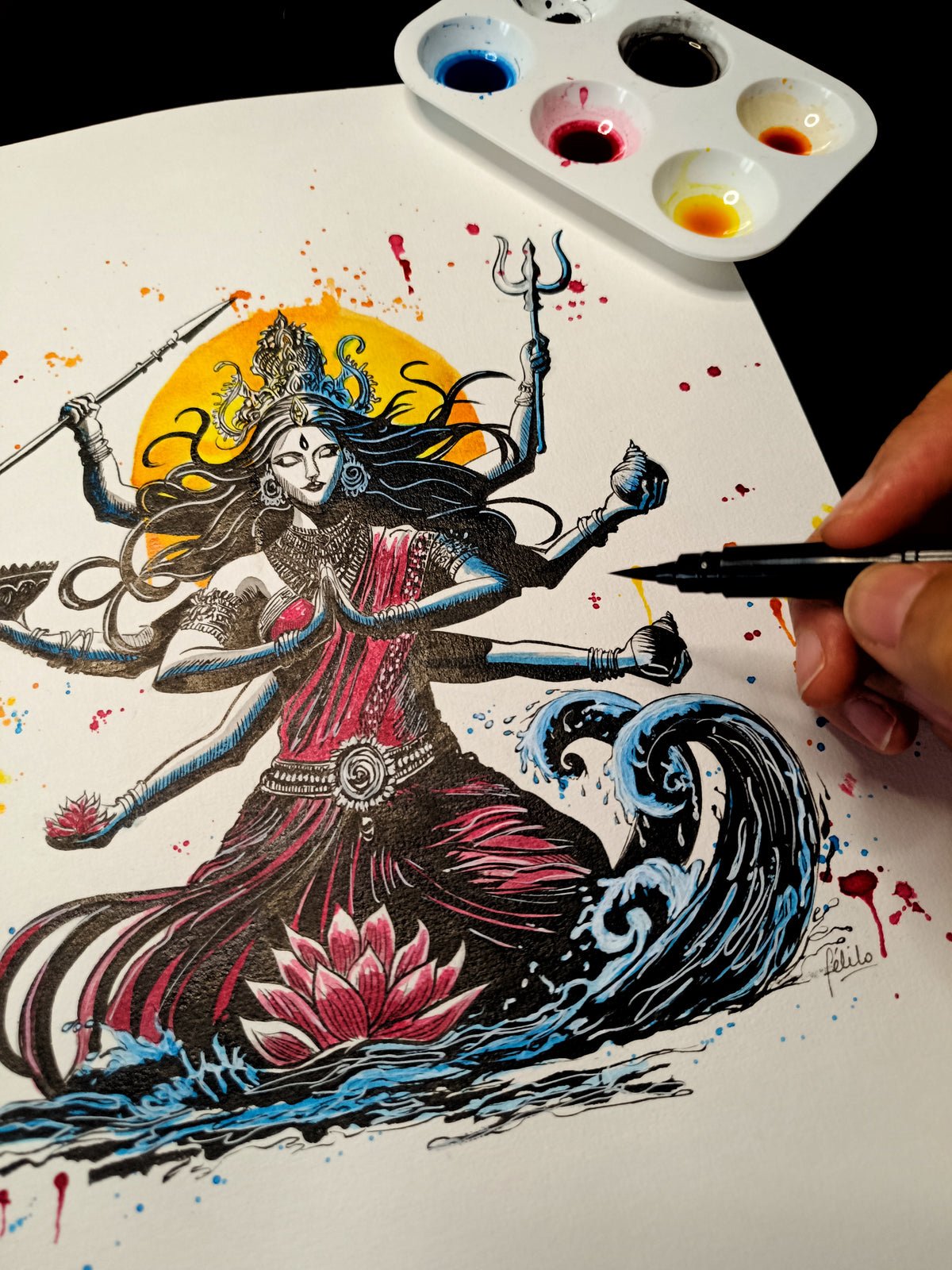 SHAKTI – La puissance du féminin sacré | Reproduction Fine Art